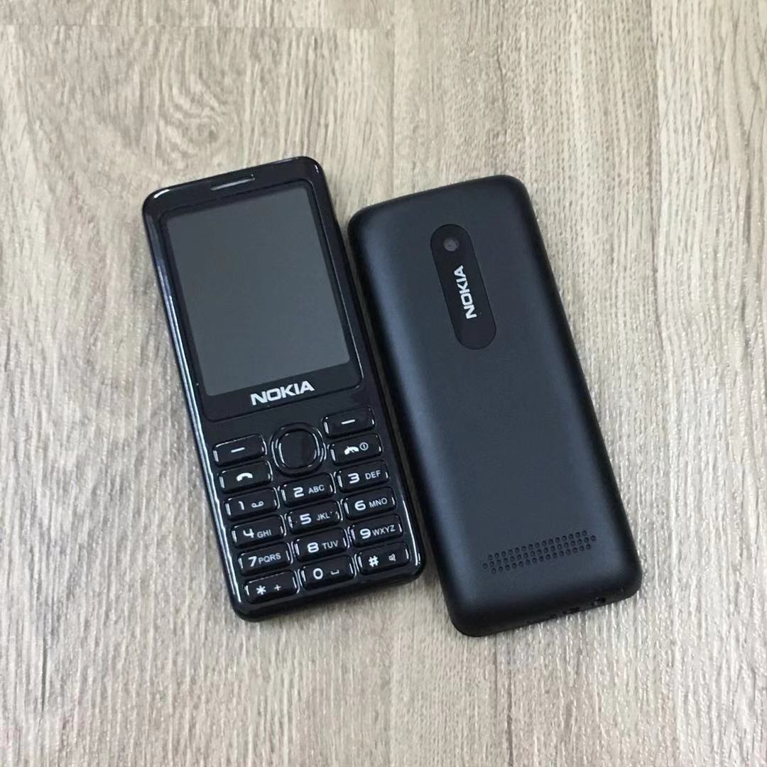 (BLACK)Nokia 206 DUAL SIM IMPORT REFURBISHED(Ready Stock)